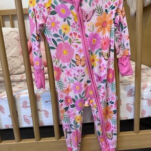 Little Sleepies Butterfly Blooms Zippy